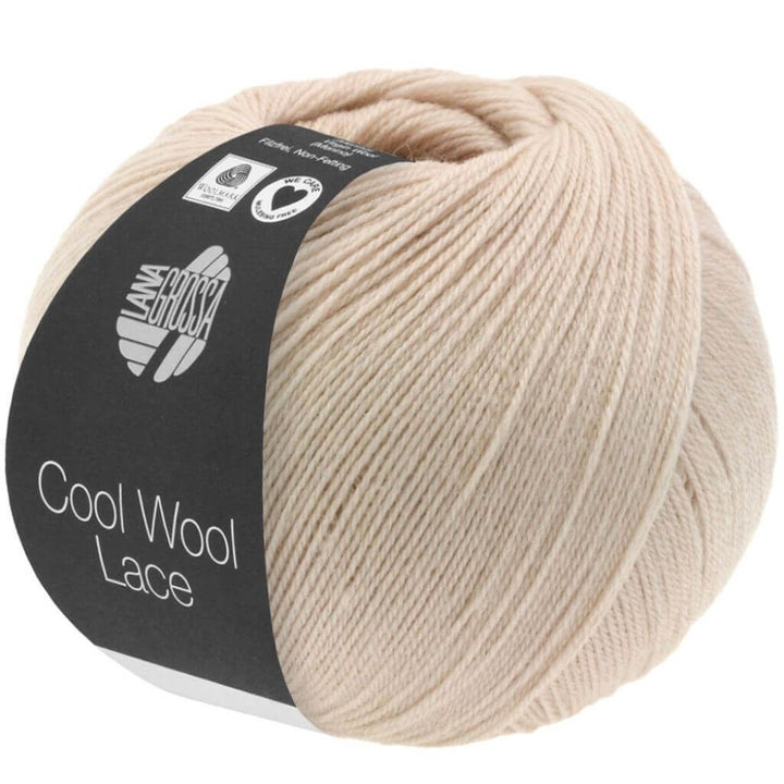 Lana Grossa 13 - Grège Lana Grossa Cool Wool Lace Lieblingsgarn