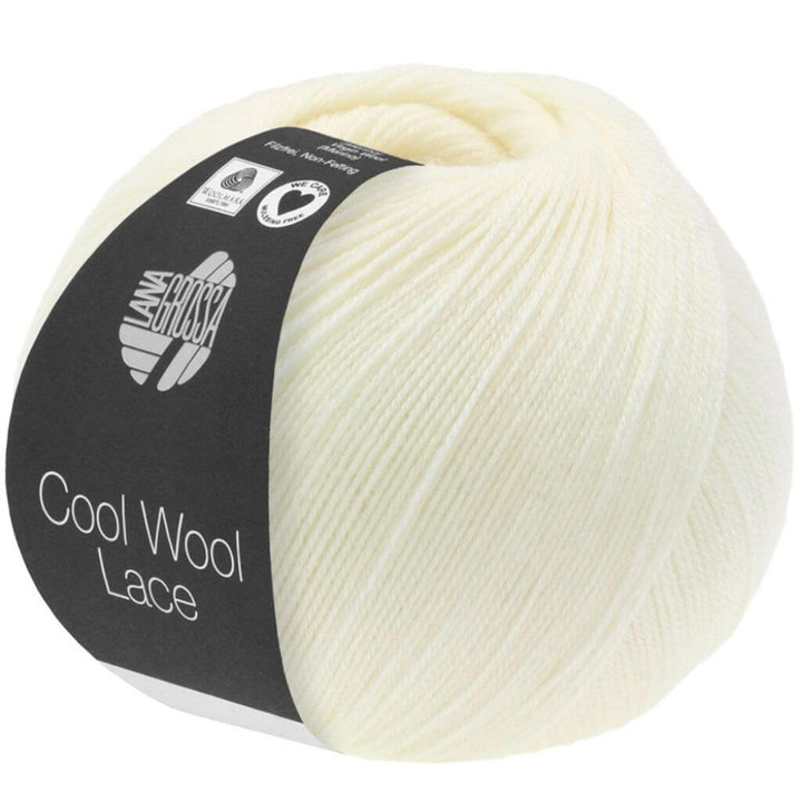 Lana Grossa 14 - Rohweiß Lana Grossa Cool Wool Lace Lieblingsgarn