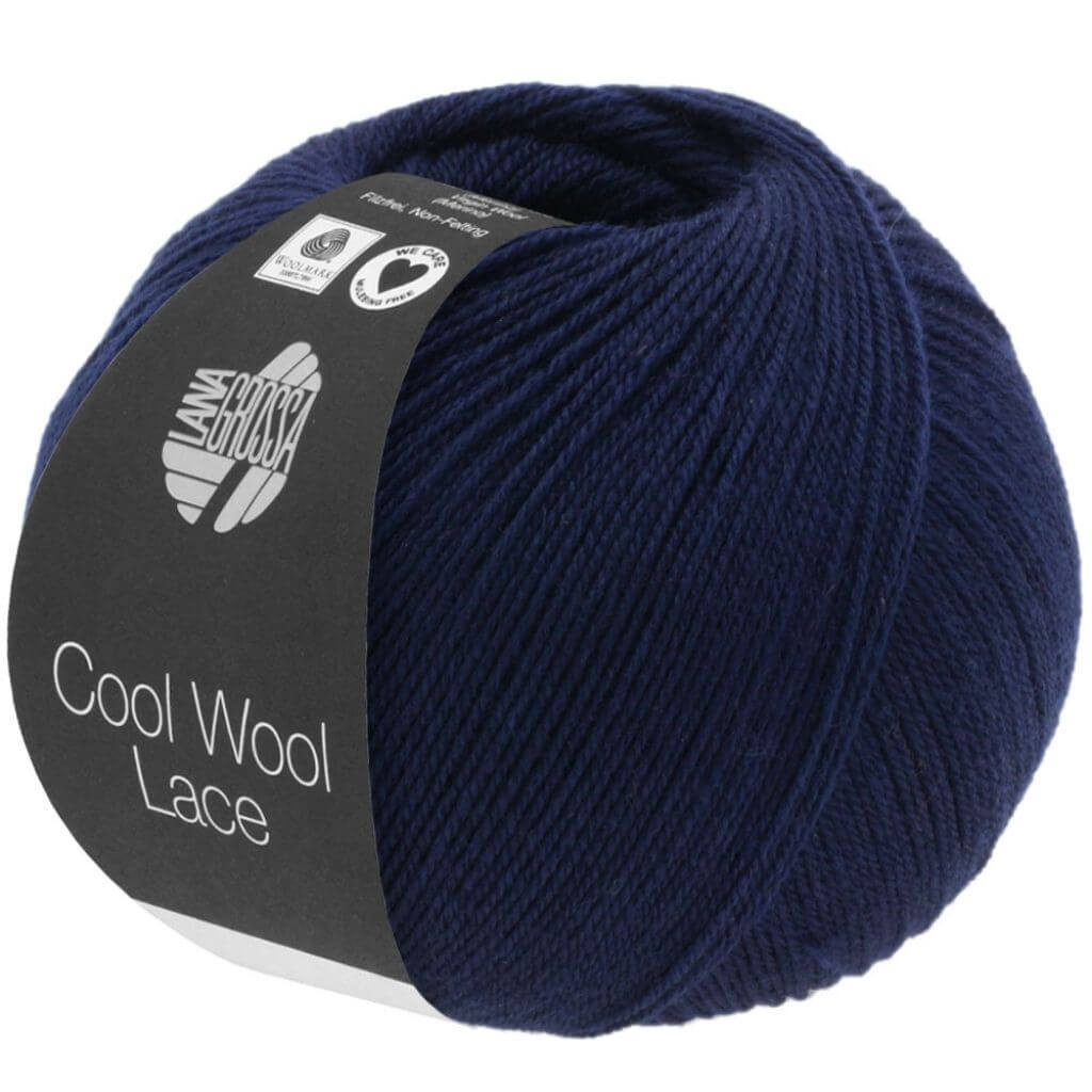 Lana Grossa 23 - Nachtblau Lana Grossa Cool Wool Lace Lieblingsgarn