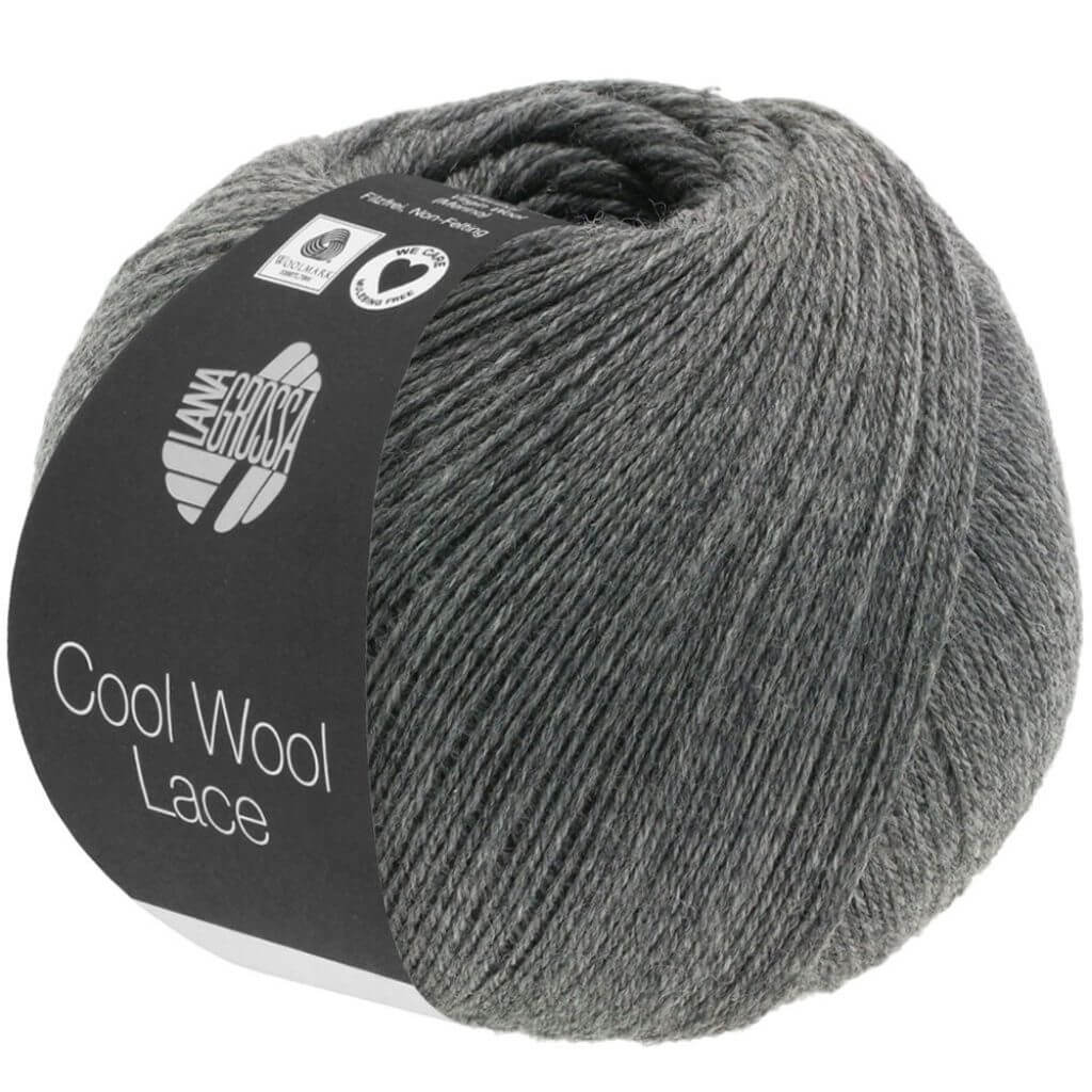 Lana Grossa 26 - Dunkelgrau Lana Grossa Cool Wool Lace Lieblingsgarn