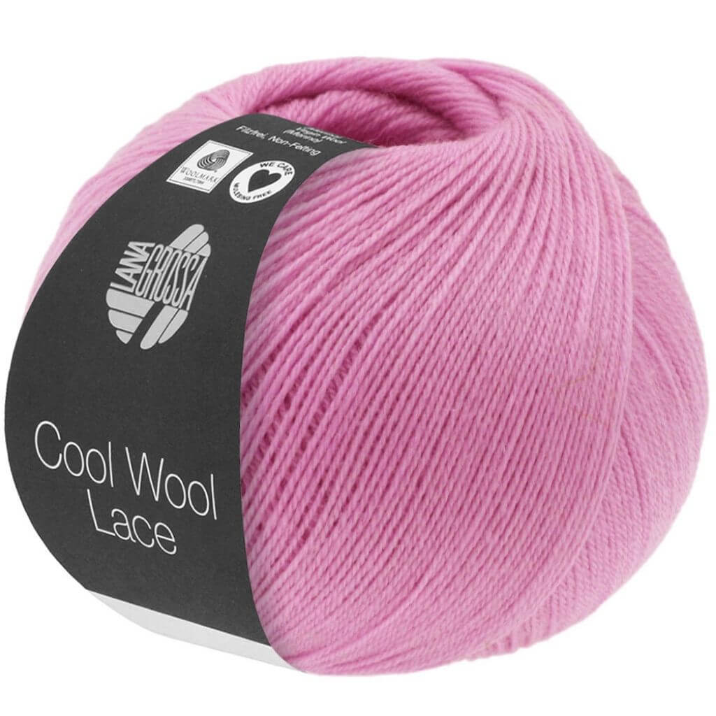 Lana Grossa 52 - Rosa Lana Grossa Cool Wool Lace Lieblingsgarn