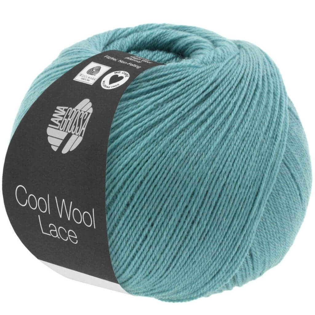 Lana Grossa 5 - Minttürkis Lana Grossa Cool Wool Lace Lieblingsgarn