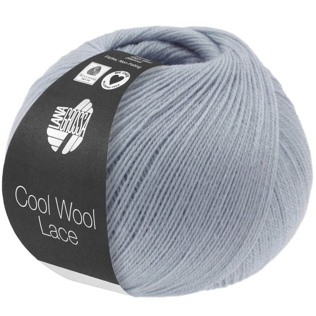 Lana Grossa 62 - Pastellblau Lana Grossa Cool Wool Lace Lieblingsgarn