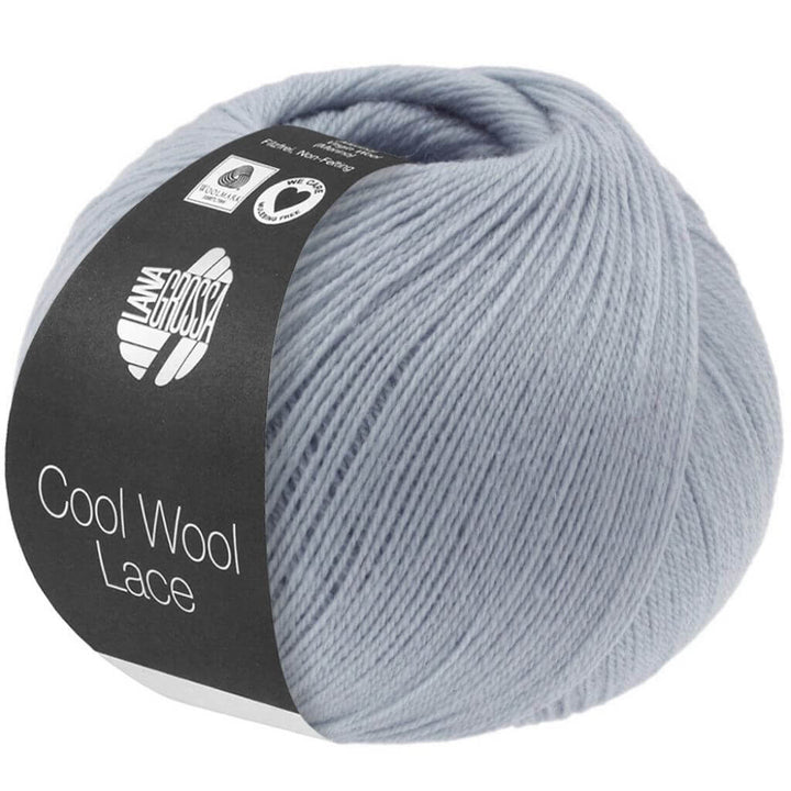 Lana Grossa 62 - Pastellblau Lana Grossa Cool Wool Lace Lieblingsgarn