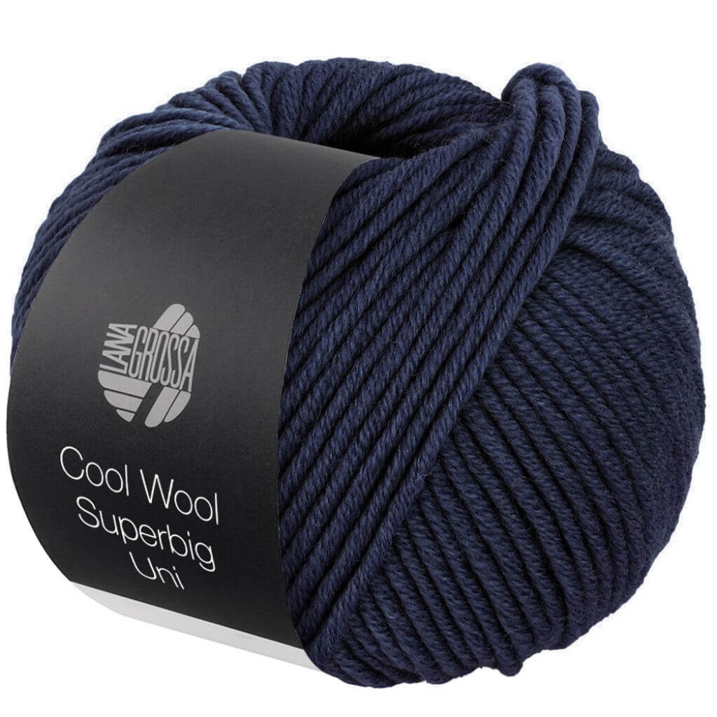 Lana Grossa 16 - Ultramarinblau Lana Grossa Cool Wool Superbig Uni Lieblingsgarn