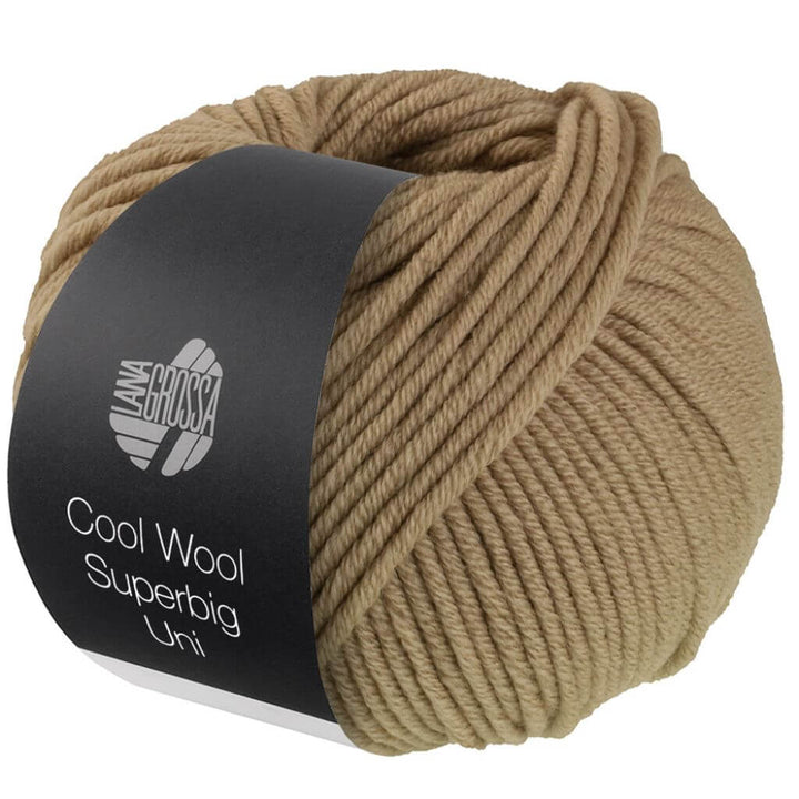 Lana Grossa 23 - Khakibeige Lana Grossa Cool Wool Superbig Uni Lieblingsgarn