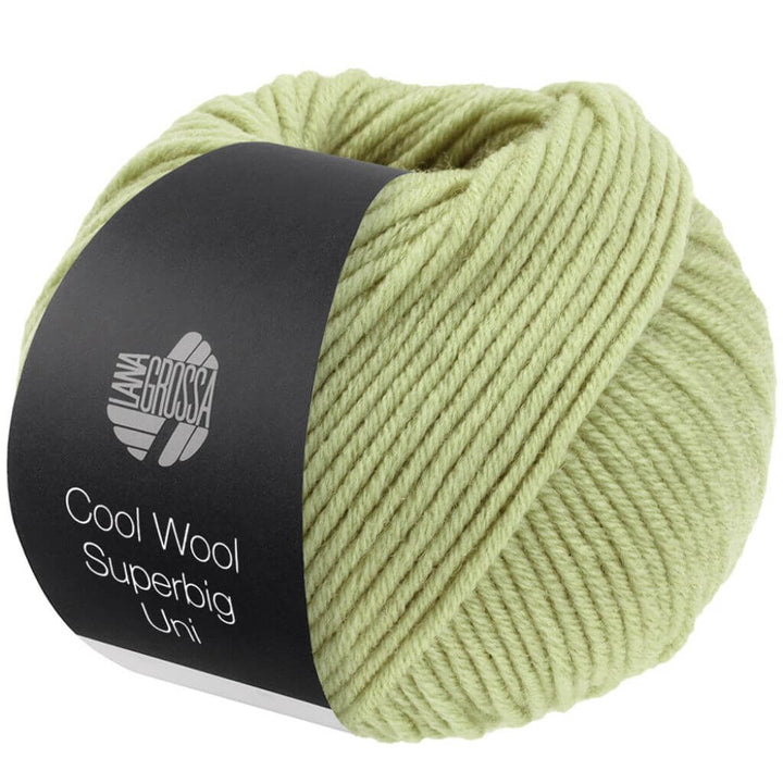 Lana Grossa 27 - Blassgrün Lana Grossa Cool Wool Superbig Uni Lieblingsgarn