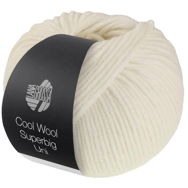 Lana Grossa 34 - Weiß Lana Grossa Cool Wool Superbig Uni Lieblingsgarn