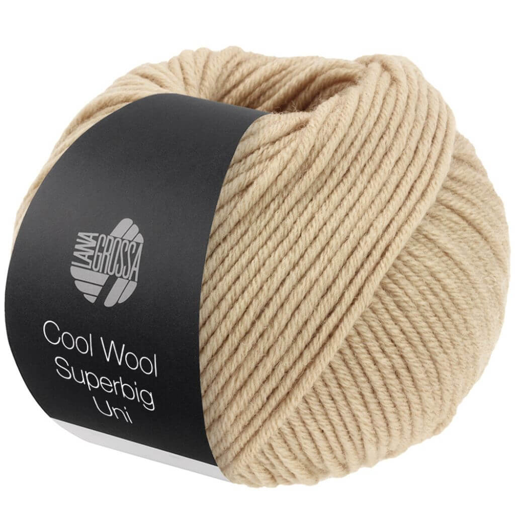 Lana Grossa 36 - Elfenbein Lana Grossa Cool Wool Superbig Uni Lieblingsgarn