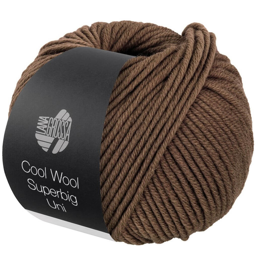 Lana Grossa 42 - Graubraun Lana Grossa Cool Wool Superbig Uni Lieblingsgarn
