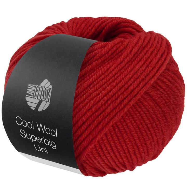 Lana Grossa 9 - Rot Lana Grossa Cool Wool Superbig Uni Lieblingsgarn