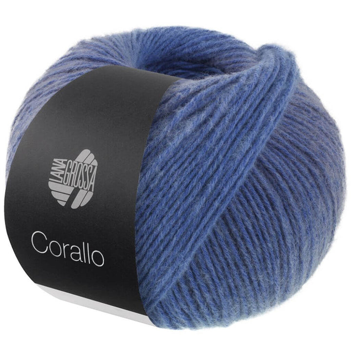 Lana Grossa 6 - Stahl-/Graublau/Blau Lana Grossa Corallo 100g Lieblingsgarn
