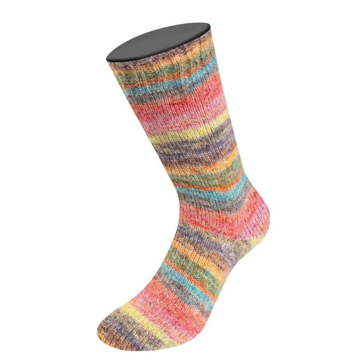 Lana Grossa 253 - Graubraun/Taupe/Gelb/Camel/Pink/Terrakotta/ Lachs/Hellpetrol/Türkis/Orange Lana Grossa Cosy Socks Dream Lieblingsgarn