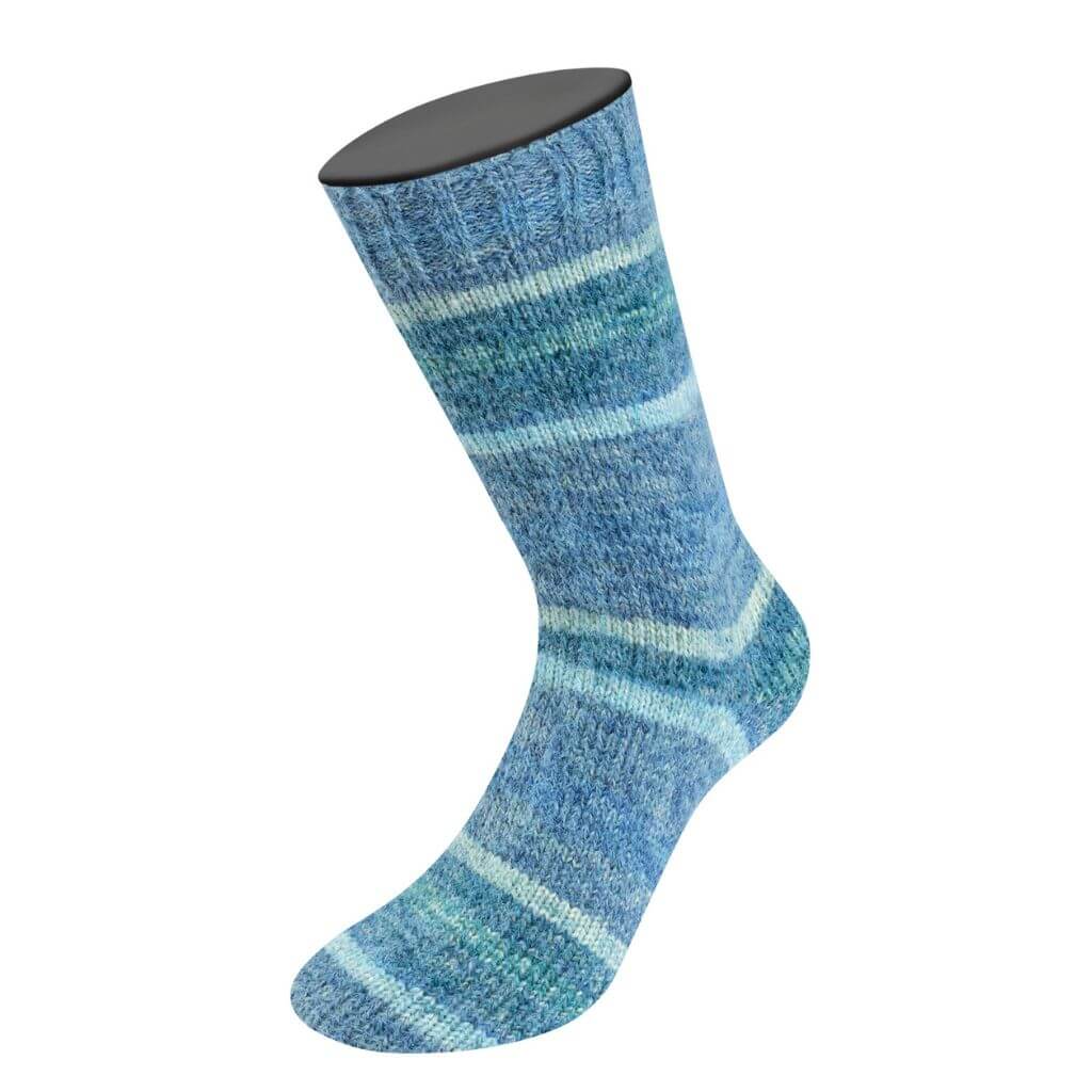 Lana Grossa 254 - Rauch-/Grau-/Hell-/Stahlblau/Hellgrau/Grau Lana Grossa Cosy Socks Dream Lieblingsgarn