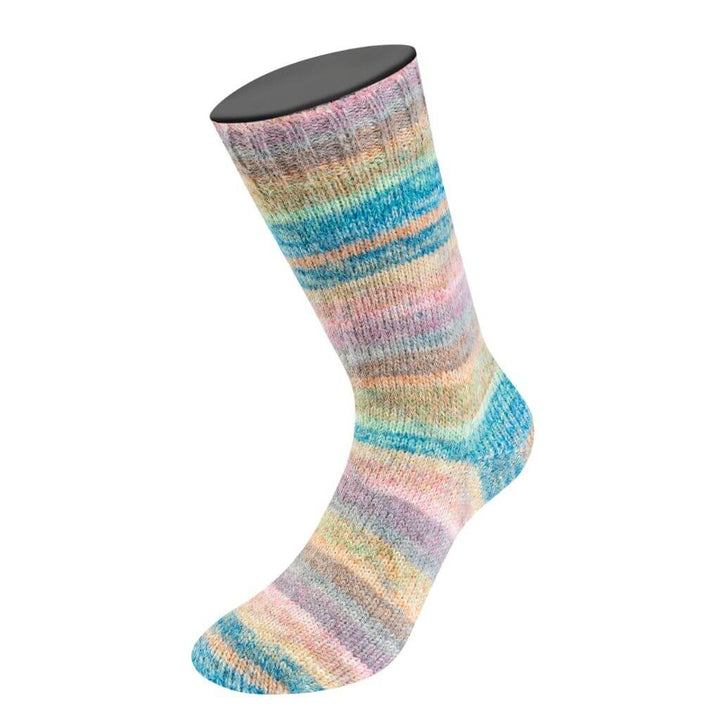 Lana Grossa 258 - Mint/Petrol/Türkis/Lehmbraun/Rosenholz/Hellgrau/ Rosa/Taupe/Beige Lana Grossa Cosy Socks Dream Lieblingsgarn