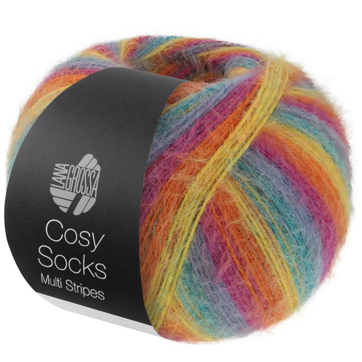 Lana Grossa Lana Grossa Cosy Socks Multi Stripes Lieblingsgarn