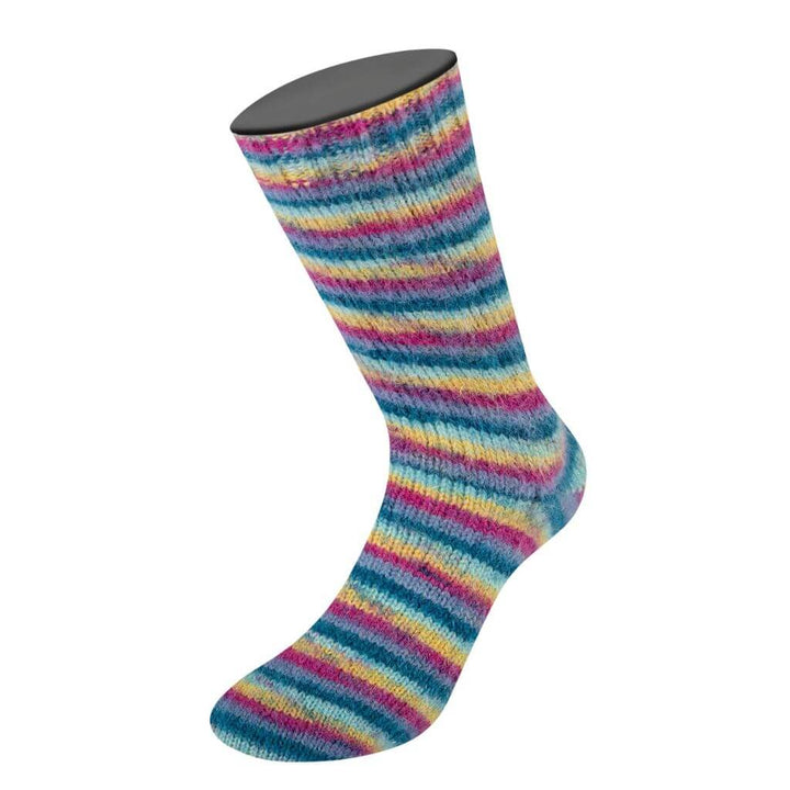 Lana Grossa Lana Grossa Cosy Socks Multi Stripes Lieblingsgarn