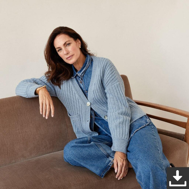 Lana Grossa Damen Jacke Strickset - Lana Grossa (PDF) Lieblingsgarn