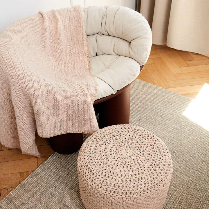 Lana Grossa Decke mit Rippen Strickanleitung - Lana Grossa (Heft) Lieblingsgarn