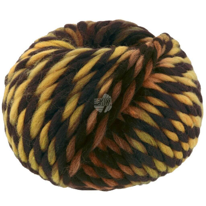 Lana Grossa 2 - Schwarzbraun/Khaki/Gelb/Zimt Lana Grossa Dolce Lieblingsgarn