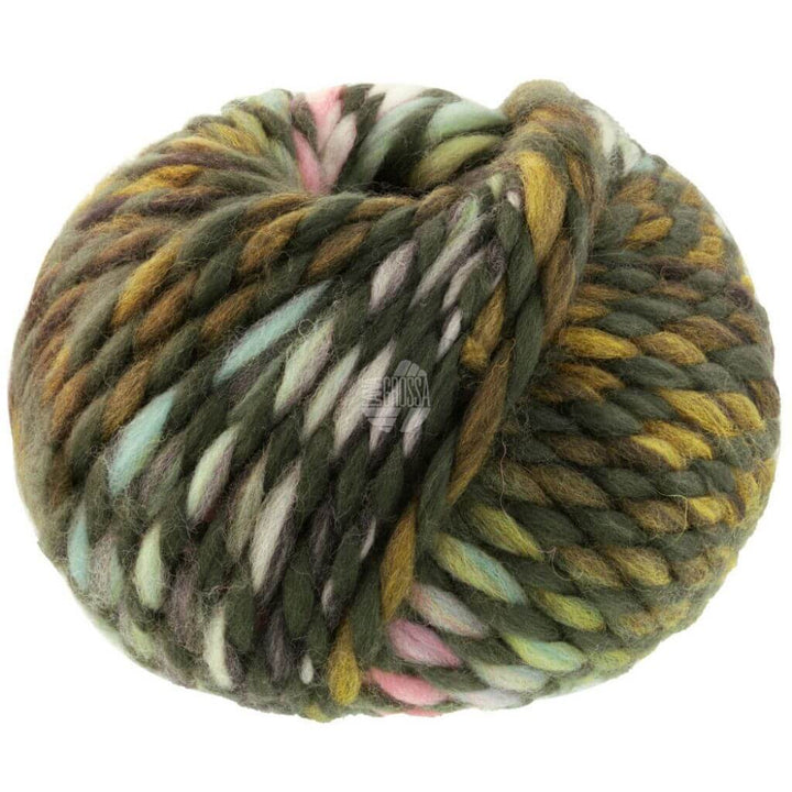 Lana Grossa 4 - Moosgrün/Zartrosa/Mintgrün/Oliv/Senf Lana Grossa Dolce Lieblingsgarn