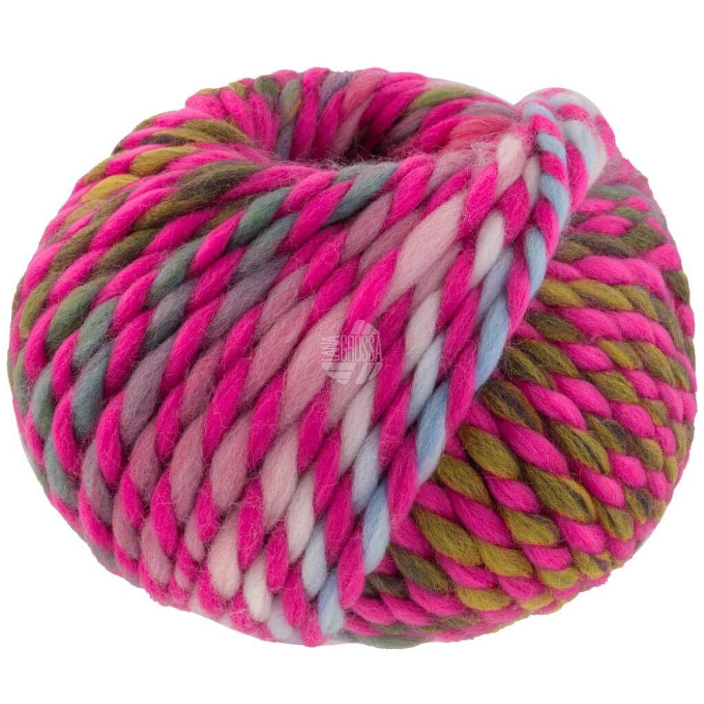 Lana Grossa 5 - Pink/Rosa/Mintgrün/Oliv/Senf Lana Grossa Dolce Lieblingsgarn