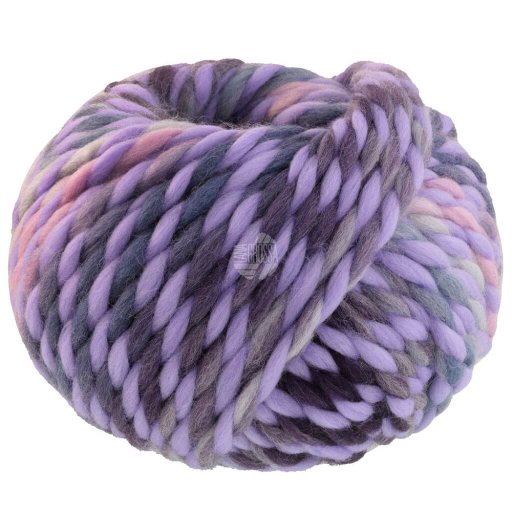 Lana Grossa 7 - Lila/Fliederrosa/Aubergine/Blaugrau Lana Grossa Dolce Lieblingsgarn