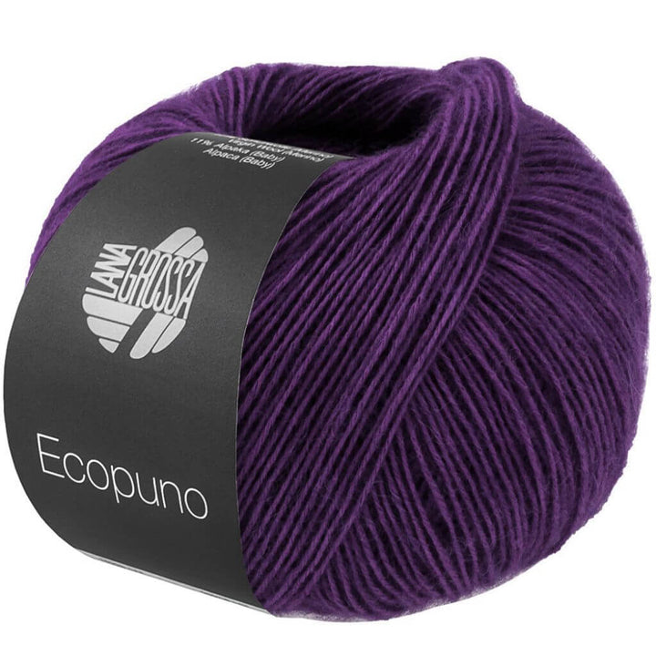 Lana Grossa 217 - Tiefviolett Lana Grossa Ecopuno 50g Lieblingsgarn