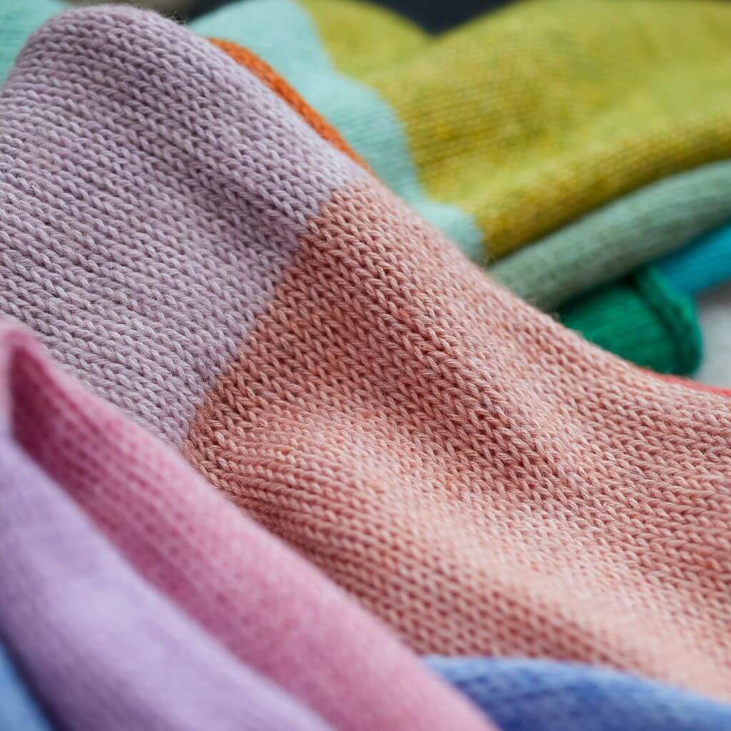 Lana Grossa Pattern Mehrfarbiger Schal Strickset - Lana Grossa (PDF) Lieblingsgarn