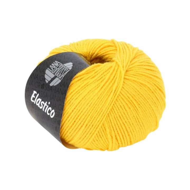 Lana Grossa 107 - Sonnengelb Lana Grossa Elastico Lieblingsgarn