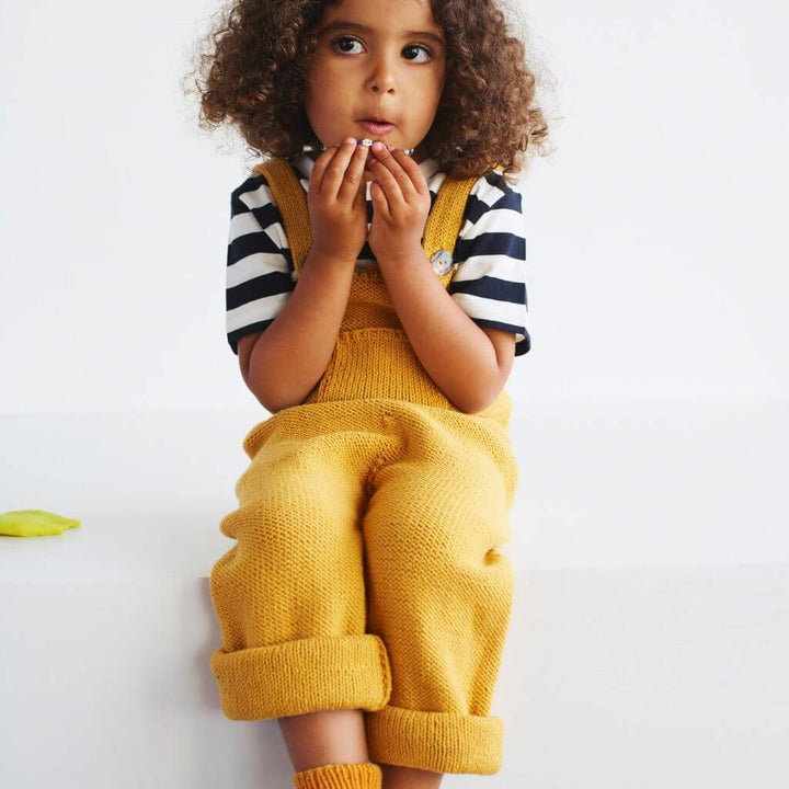 Lana Grossa Pattern Kinder Latzhose Strickset - Lana Grossa (PDF) Lieblingsgarn