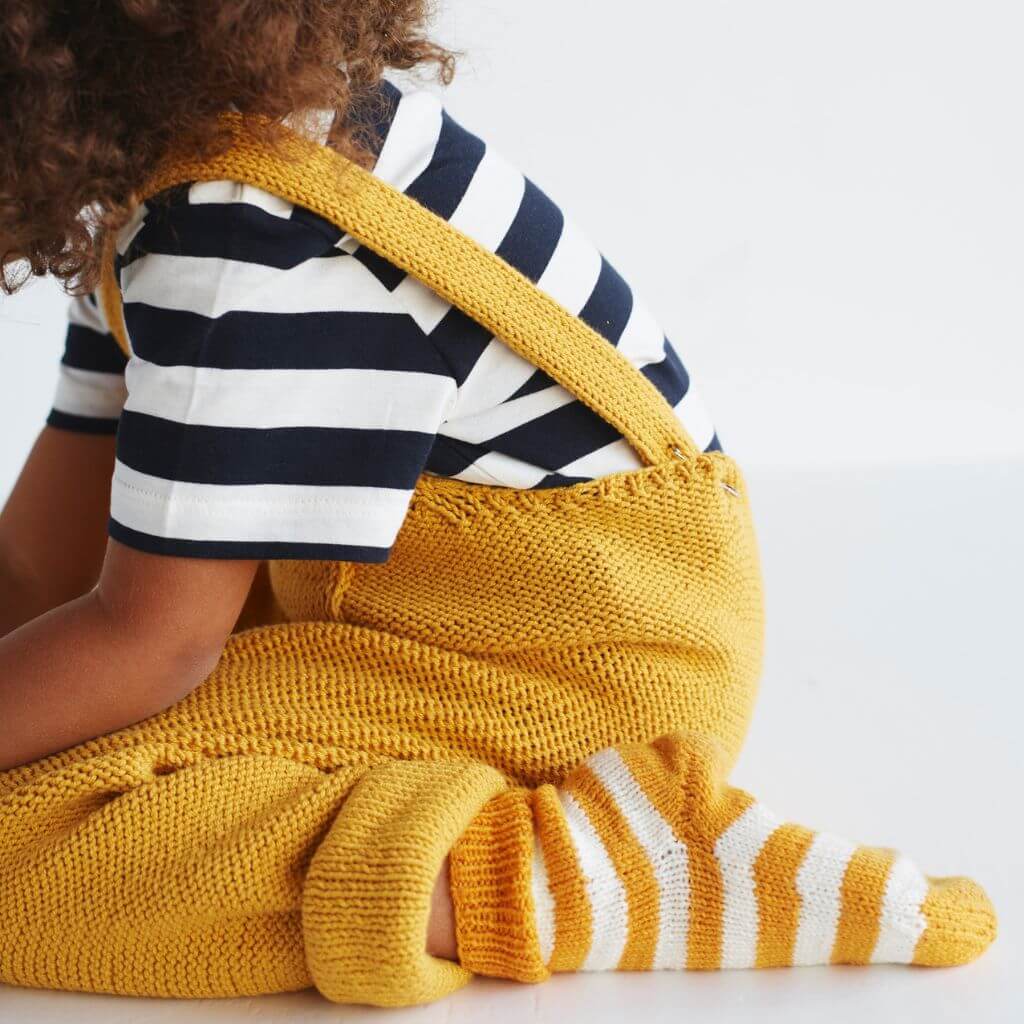 Lana Grossa Pattern Kinder Latzhose Strickset - Lana Grossa (PDF) Lieblingsgarn