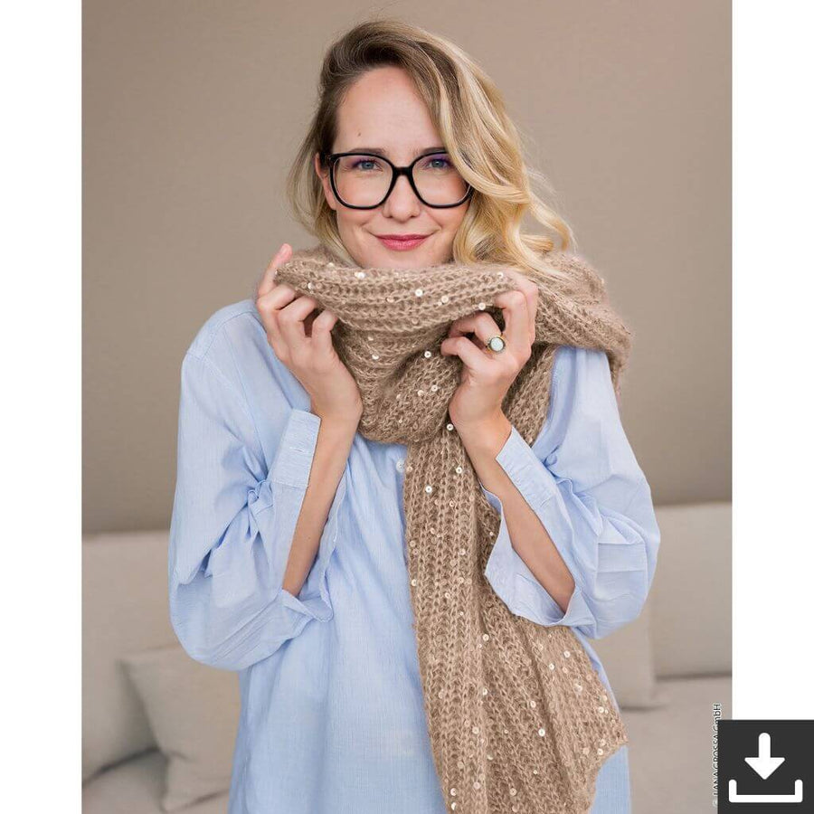 Lana Grossa Pattern Emi Schal Strickanleitung - Lana Grossa (PDF) Lieblingsgarn