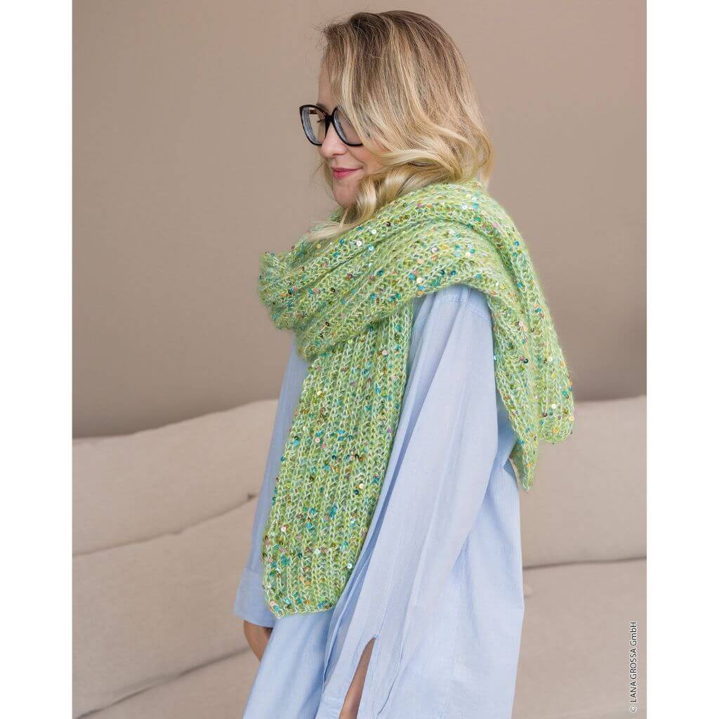 Lana Grossa Pattern Emi Schal Strickanleitung - Lana Grossa (PDF) Lieblingsgarn