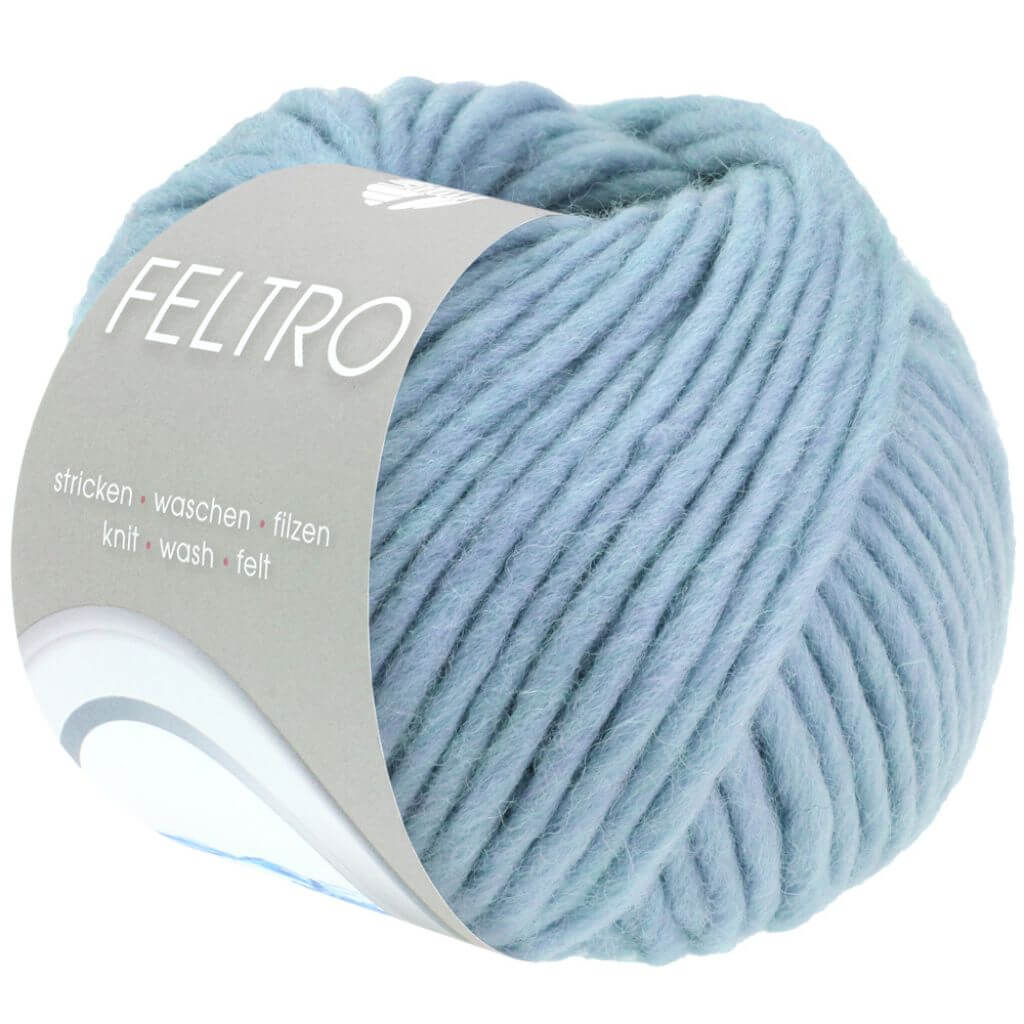 Lana Grossa 109 - Hellblau Lana Grossa Feltro 50g Lieblingsgarn