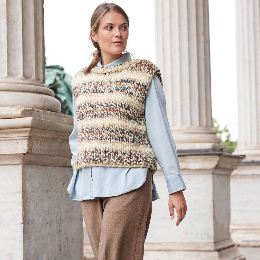 Lana Grossa Warmer Slipover Strickanleitung - Lana Grossa (Heft) Lieblingsgarn
