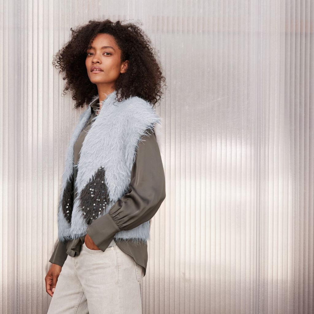 Stylische Weste Strickanleitung von Lana Grossa - Main Image