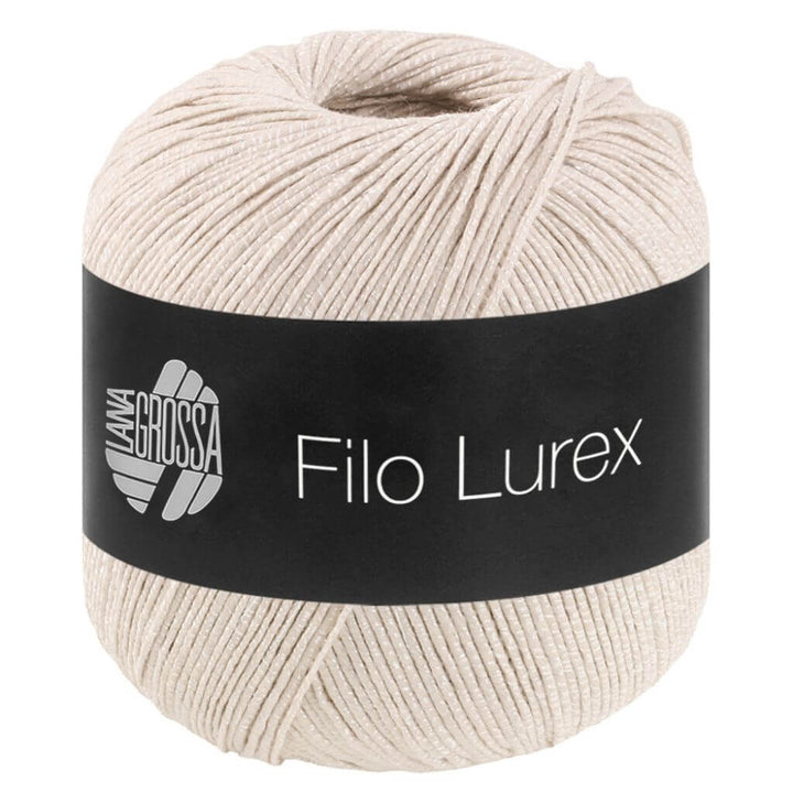 Lana Grossa 18 - Hellbeige Lana Grossa Filo Lurex Lieblingsgarn