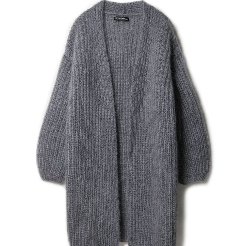 Lana Grossa Flauschiger Oversize Kurzmantel Strickanleitung - Lana Grossa (Heft) Lieblingsgarn