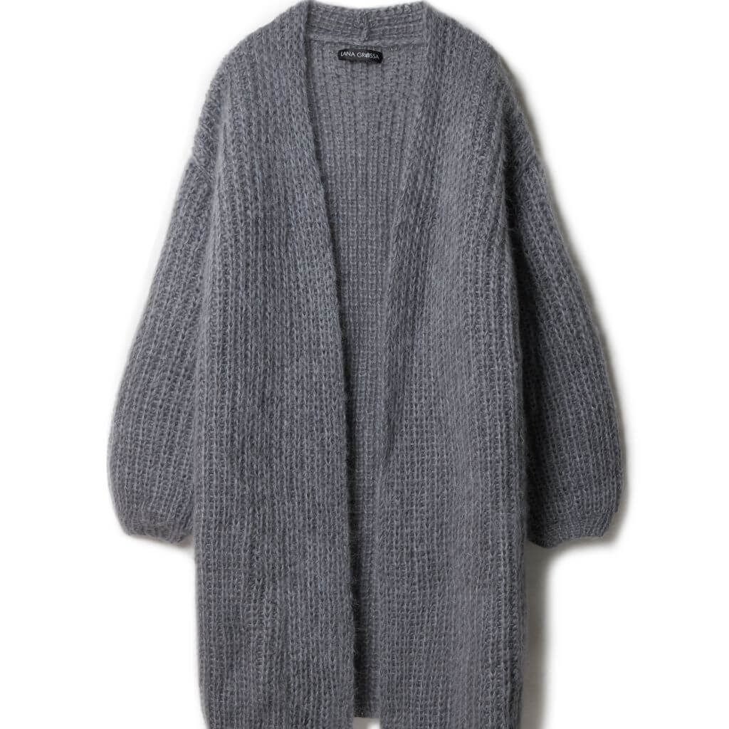 Lana Grossa Flauschiger Oversize Kurzmantel Strickanleitung - Lana Grossa (Heft) Lieblingsgarn