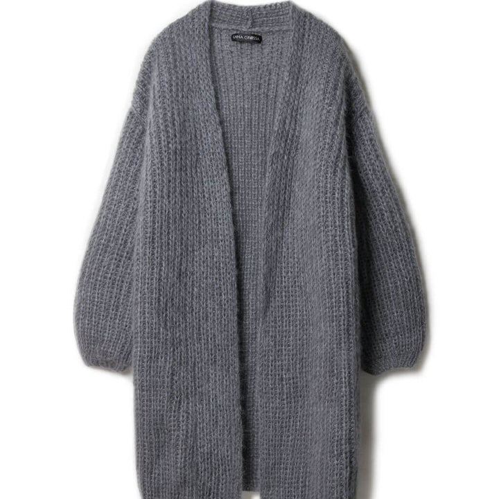 Lana Grossa Flauschiger Oversize Kurzmantel Strickanleitung - Lana Grossa (Heft) Lieblingsgarn