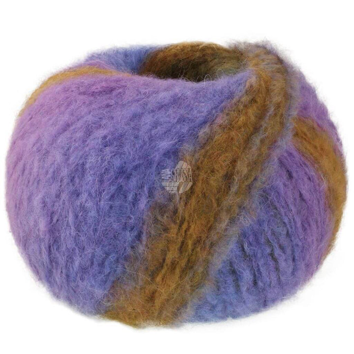Lana Grossa 14 - Violett/Veilchenblau/Moosgrün/Khaki/Ocker Lana Grossa Gigante Lieblingsgarn