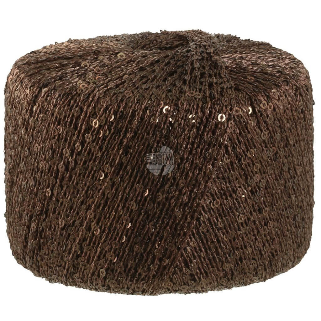 Wooladdicts 14 - Mokkabraun Lana Grossa Glamour 25g Lieblingsgarn