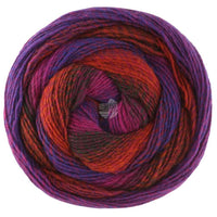 459 - Rotviolett/Purpur/Schwarzgrün/Terrakotta/ Blauviolett