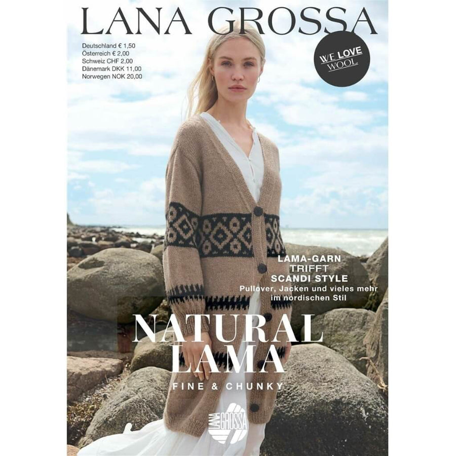 Lana Grossa Lana Grossa Flyer Natural Lama Fine & Chunky Lieblingsgarn