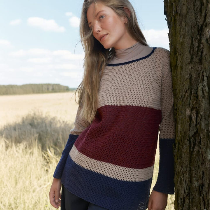 Lana Grossa Pattern Leichter Pullover Häkelanleitung - Lana Grossa (Heft) Lieblingsgarn