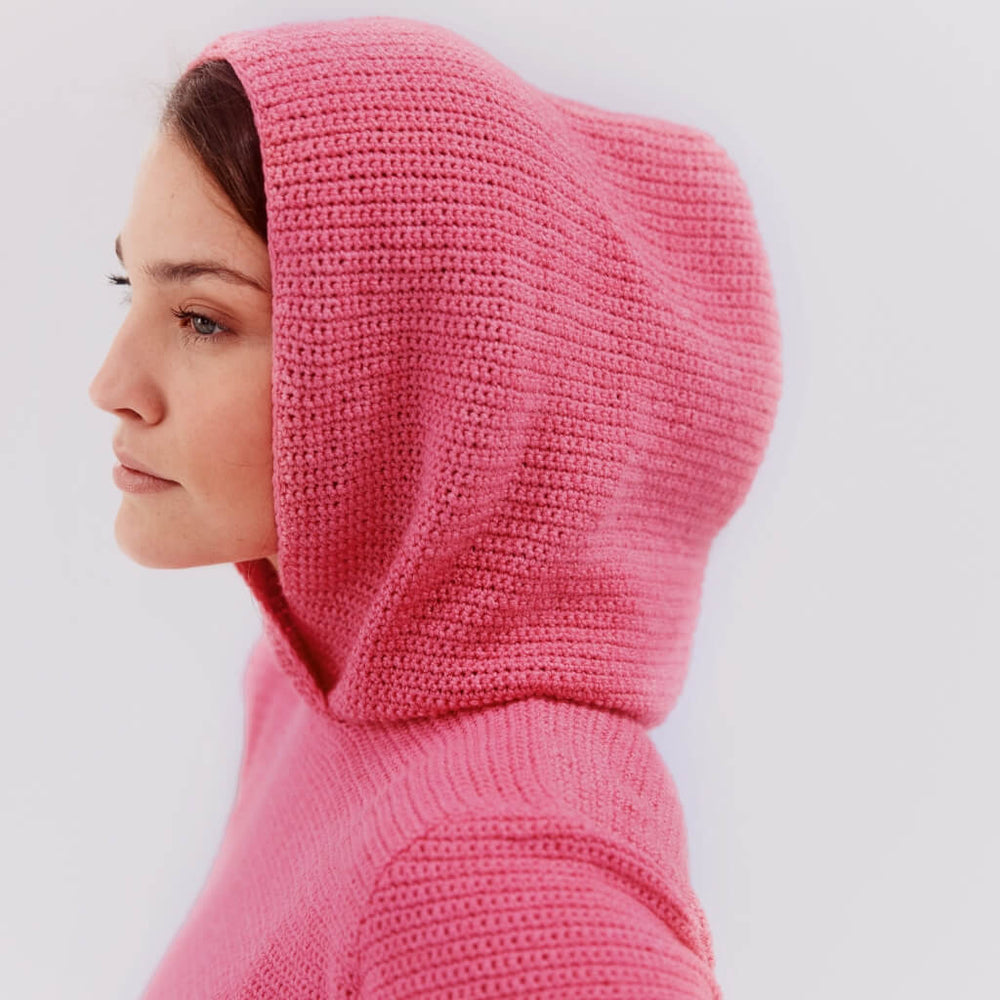 Lana Grossa Kurzarm Hoodie Häkelset - Lana Grossa (PDF) Lieblingsgarn