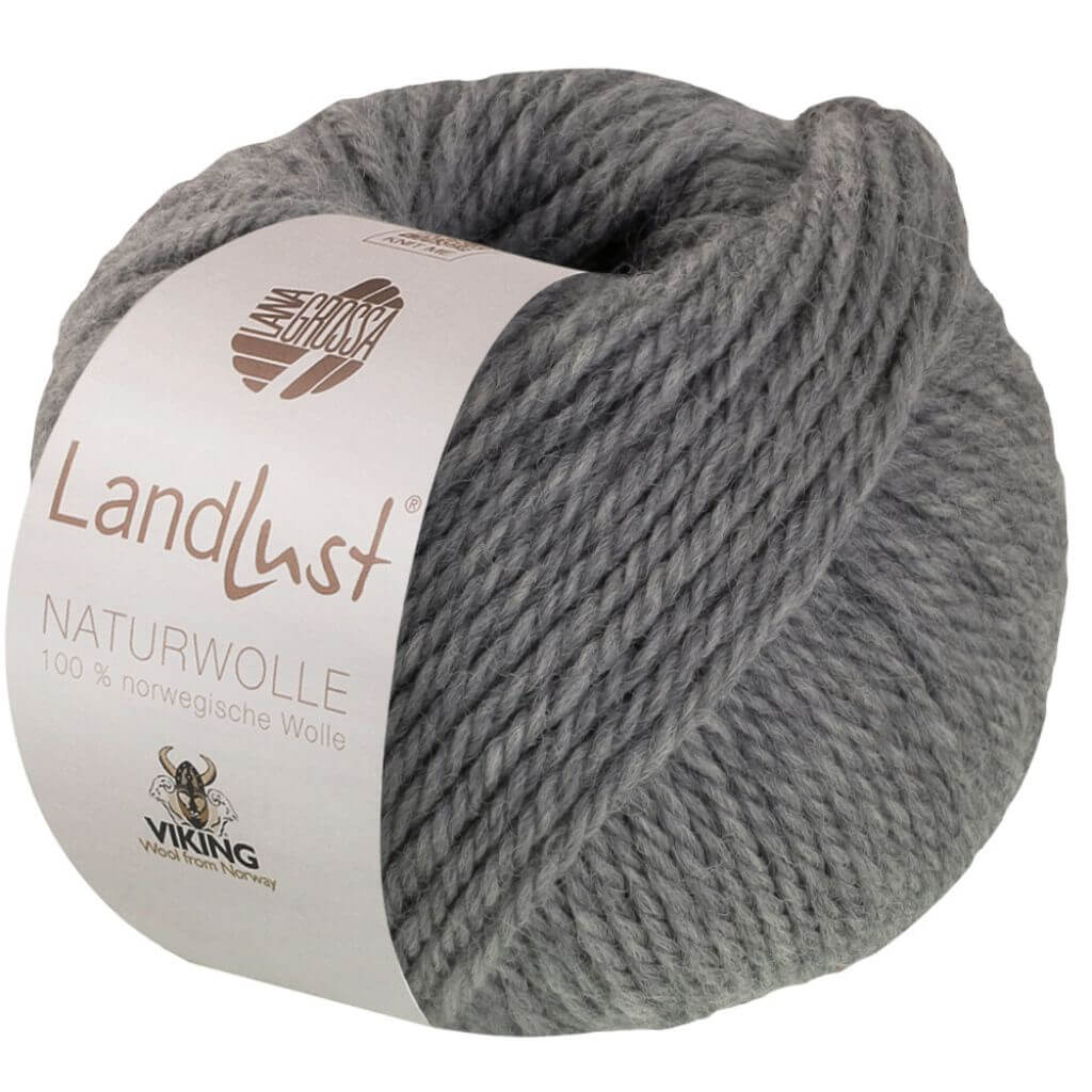Lana Grossa 9 - Grau Lana Grossa Landlust Naturwolle Lieblingsgarn
