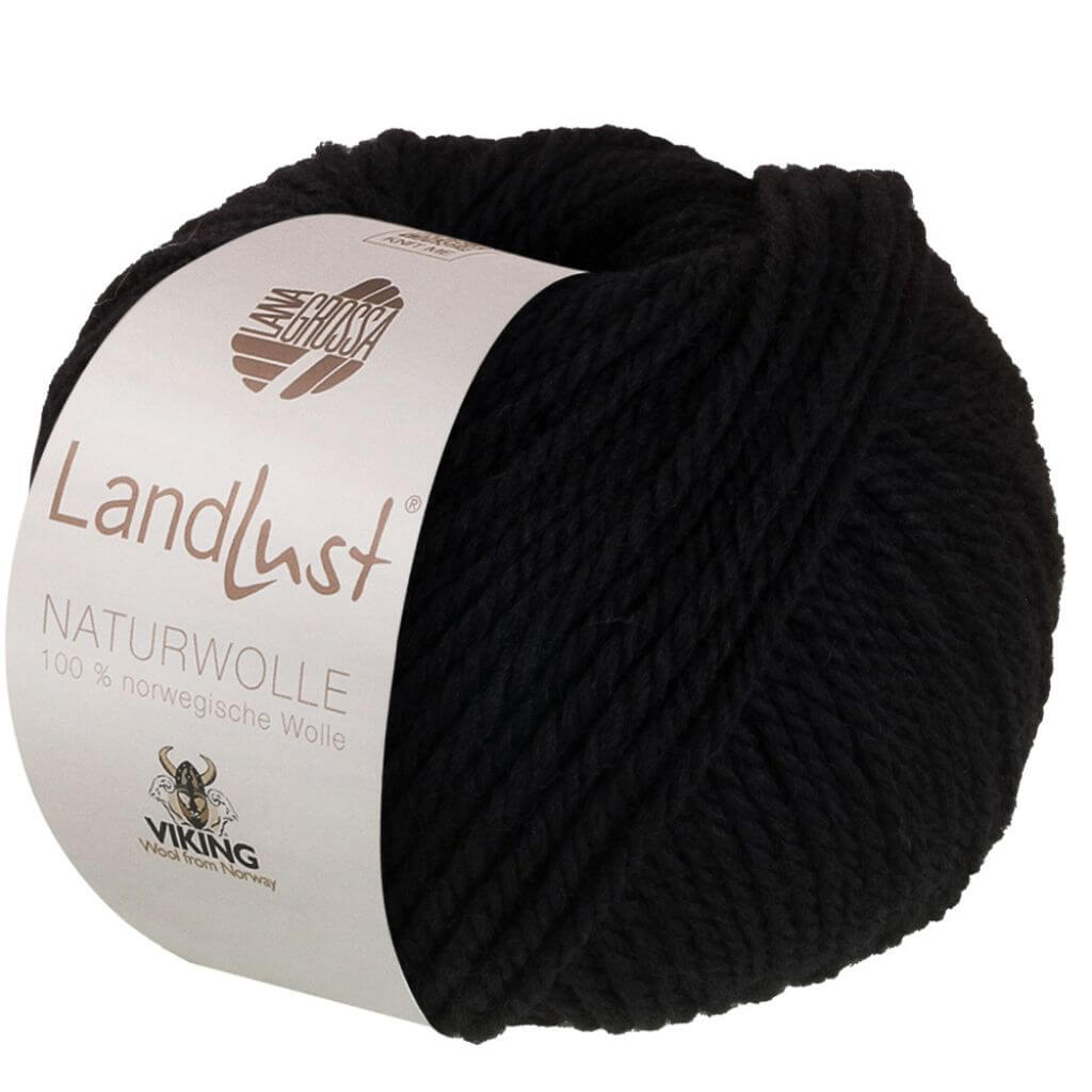 Lana Grossa 11 - Schwarz Lana Grossa Landlust Naturwolle Lieblingsgarn