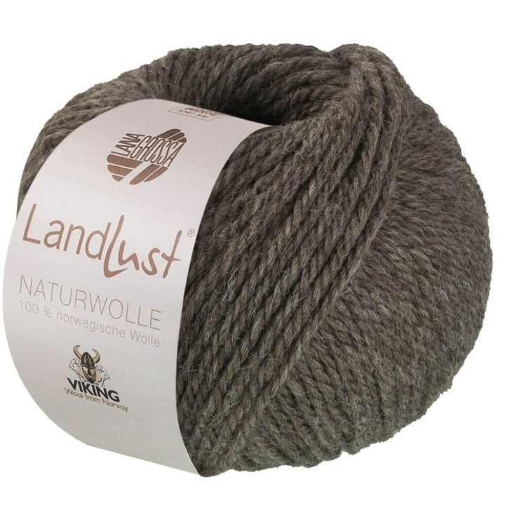 Lana Grossa 14 - Graubraun Lana Grossa Landlust Naturwolle Lieblingsgarn